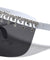 Super Dark Lens One Piece Shield Rhinestone Visor Wholesale Sunglasses