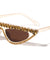 Rhinestone Flat Top Fashion Wholesale Sunglasses