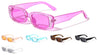 Rhinestone Rectangle Thick Temple Wholesale Sunglasses
