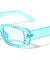 Rhinestone Rectangle Thick Temple Wholesale Sunglasses
