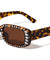 Rhinestone Rectangle Thick Temple Wholesale Sunglasses