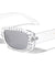 Rhinestone Rectangle Thick Temple Wholesale Sunglasses