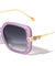 Side Rhinestone Temple Fashion Squared Butterfly Wholesale Sunglasses