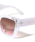 Frontal Rhinestone Fashion Geometric Cat Eye Wholesale Sunglasses