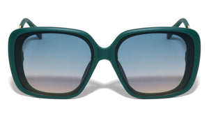 Temple Cutout Rhinestone Accent Fashion Butterfly Wholesale Sunglasses