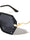 Rhinestone Curved Temple Fashion Geometric Wholesale Sunglasses