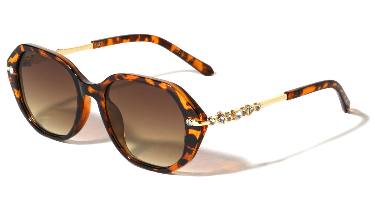 Rhinestones Fashion Geometric Wholesale Sunglasses