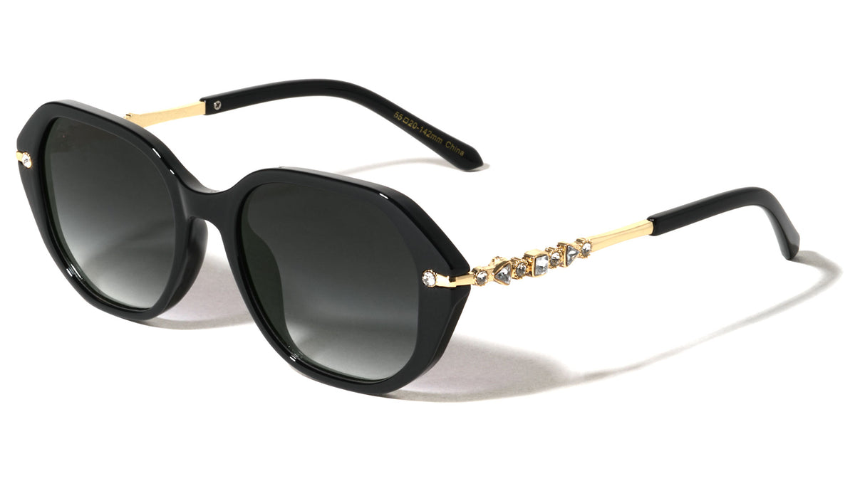 Rhinestones Fashion Geometric Wholesale Sunglasses