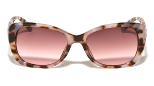 Hinge Rhinestone Accent Oversized Fashion Butterfly Wholesale Sunglasses