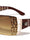 KLEO Floral Hinge Metal Cutout One Piece Shield Wholesale Sunglasses