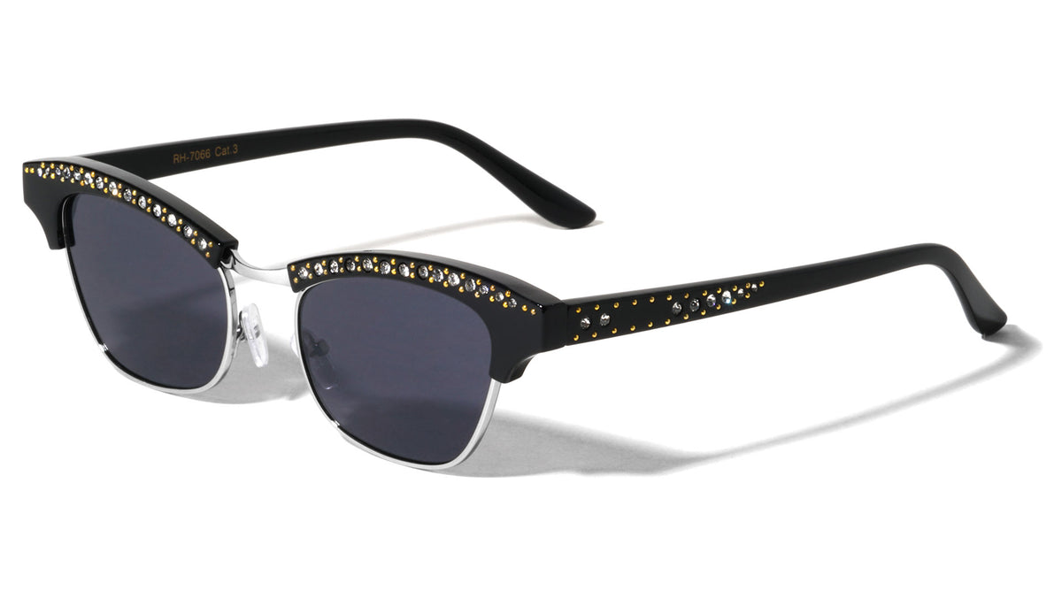 Rhinestone Combination Fashion Sunglasses Wholesale