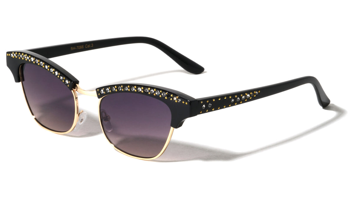 Rhinestone Combination Fashion Sunglasses Wholesale