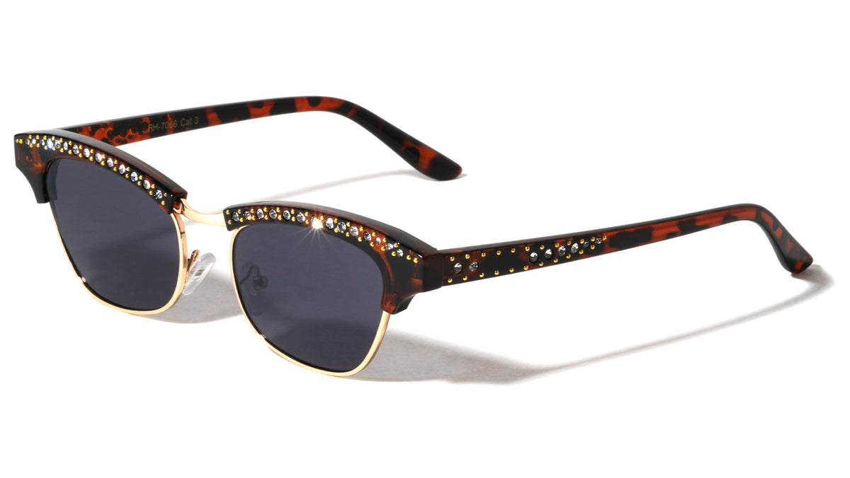 Rhinestone Combination Fashion Sunglasses Wholesale