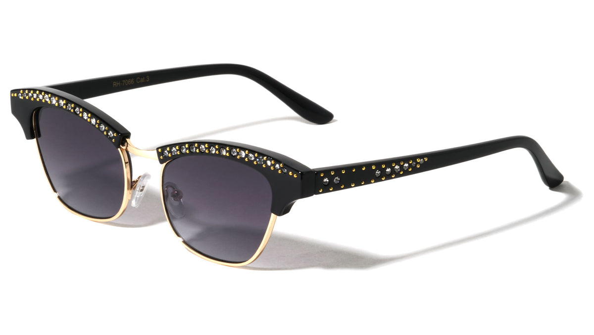 Rhinestone Combination Fashion Sunglasses Wholesale