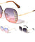 Rhinestone Rimless Studded Fashion Butterfly Wholesale Sunglasses