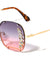 Rhinestone Rimless Studded Fashion Butterfly Wholesale Sunglasses