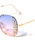 Rhinestone Rimless Studded Fashion Butterfly Wholesale Sunglasses
