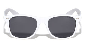 Classic Spring Hinge Polarized White Wholesale Bulk Sunglasses
