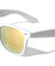 Spring Hinge White Frame Color Mirror Lens Classic Wholesale Sunglasses