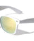 Spring Hinge White Frame Color Mirror Lens Classic Wholesale Sunglasses