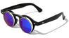 Retro Frame with Flip Color Mirror Lens Wholesale Sunglasses