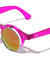 Retro Frame with Flip Color Mirror Lens Wholesale Sunglasses