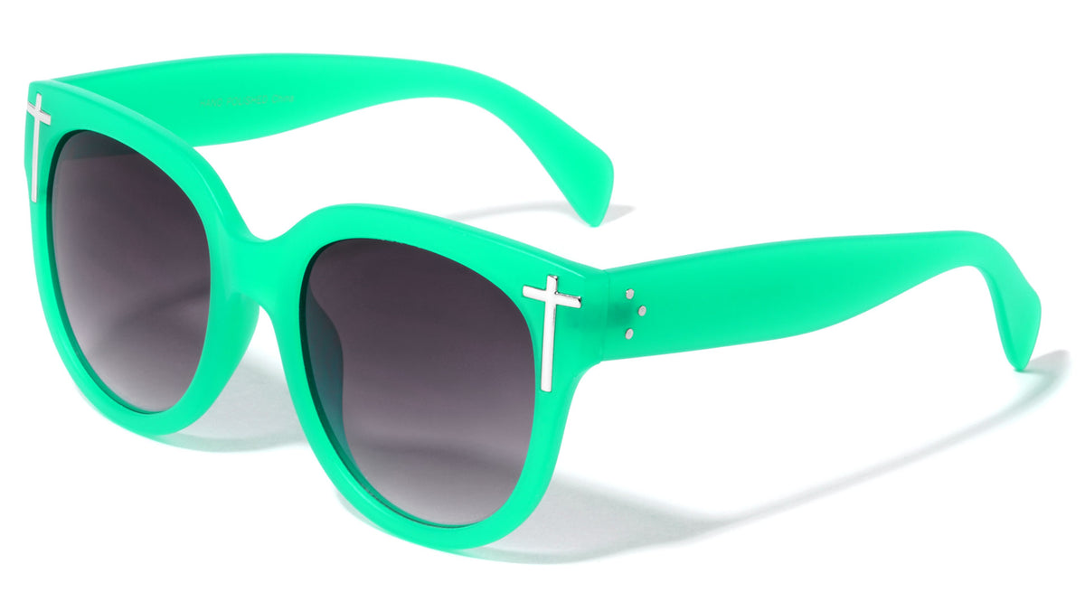 Color Frame Classic Cross Wholesale Sunglasses