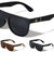 Plastic Flat Top Leaf Temple Sunglasses