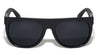 Plastic Flat Top Leaf Temple Sunglasses