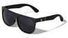 Plastic Flat Top Leaf Temple Sunglasses