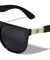 Plastic Flat Top Leaf Temple Sunglasses