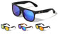 Leaf Flat Top Color Mirror Fashion Wholesale Sunglasses