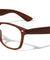 Spring Hinge Wood Pattern Print Classic Clear Lens Wholesale Bulk Glasses