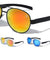 KHAN Aviators Thin Top Bar Color Mirror Wholesale Sunglasses