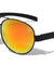 KHAN Aviators Thin Top Bar Color Mirror Wholesale Sunglasses