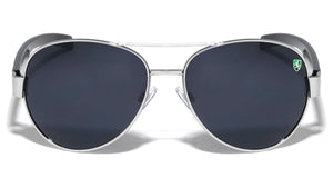 KHAN Rounded Aviators Wholesale Sunglasses