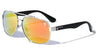 KHAN Aviators Color Mirror Wholesale Sunglasses