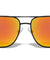 KHAN Color Mirror Square Aviators Wholesale Sunglasses