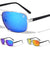 KHAN Square Aviators Color Mirror Wholesale Sunglasses