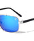 KHAN Square Aviators Color Mirror Wholesale Sunglasses