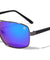 KHAN Square Aviators Color Mirror Wholesale Sunglasses