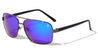 KHAN Square Aviators Color Mirror Wholesale Sunglasses
