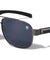 KHAN Thick Temple Squared Aviators Wholesale Sunglasses