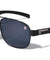 KHAN Thick Temple Squared Aviators Wholesale Sunglasses