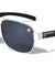 KHAN Thick Temple Squared Aviators Wholesale Sunglasses