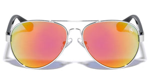 KHAN Color Mirrored Classic Aviators Wholesale Bulk Sunglasses