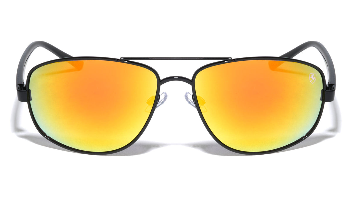 KHAN Color Mirror Aviator Wholesale Sunglasses