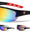 KHAN Color Mirror Semi Rimless Shield Sports Wholesale Sunglasses