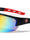 KHAN Color Mirror Semi Rimless Shield Sports Wholesale Sunglasses