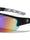 KHAN Color Mirror Semi Rimless Shield Sports Wholesale Sunglasses